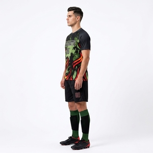Custom Logo Printed 100% Polyester <b>Soccer</b> Uniform Sets Moisture Wicking Breathable Quick Dry Team Football Jersey Sports - Product Image 6