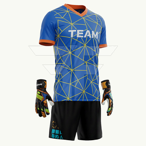 Uniforme de Fútbol Personalizable de Secado Rápido, Servicio OEM, Fabricado en Pakistán, Uniformes de Fútbol Transpirables Estampados de Alta Calidad en Existencia - Product Image 3