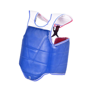 Protège-poitrine en cuir avec logo personnalisé pour entraînement de MMA et arts martiaux, protection corporelle avec mousse antidérapante - Product Image 4