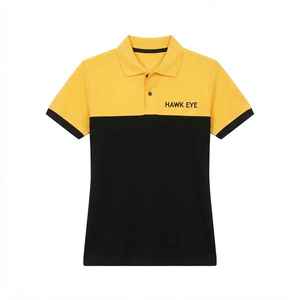 Polo de Mujer con Bloques de Color, Manga Corta, Casual, Algodón Piqué Transpirable, Diseño con Logotipo Frontal - Product Image 6