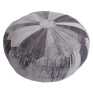 Luxury Multi Color Velvet Patchwork <b>Pouf</b> Handmade Indian Decorative Ottoman <b>Poufs</b> - Product Image 3