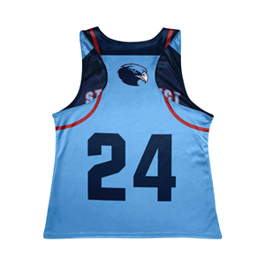 Ensemble de maillots de lacrosse réversibles pour femmes, personnalisés, imprimés par sublimation, durables, pour les matchs et les entraînements - Product Image 5