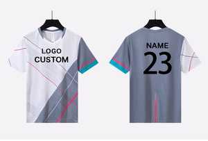 Ensemble de maillots de football pour adultes de haute qualité, impression numérique par sublimation personnalisée, nom de l'équipe, short, séchage rapide, respirant, extensible dans quatre directions - Product Image 3