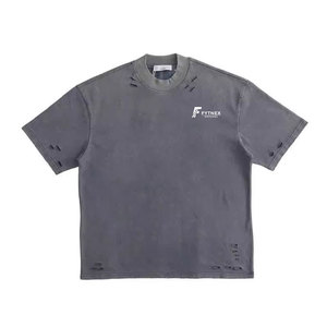 เสื้อยืดคอตตอน 100% พิมพ์ลายตามสั่ง ทรงปกติ ผ่านกระบวนการฟอกสี เป็นมิตรต่อสิ่งแวดล้อม น้ำหนักเบา เหมาะสำหรับใส่ทุกวัน สไตล์ลำลอง แฟชั่น - Product Image 1