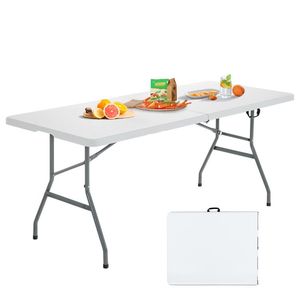 Portable <b>Folding</b> Outdoor <b>Table</b> with Carrying Handle for Picnics and Camping - Product Image 4