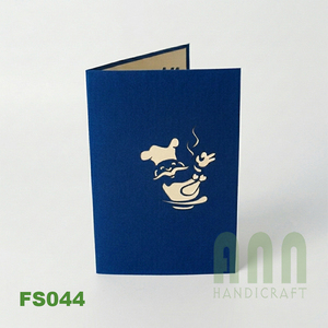 ANN HANDICRAFT Happy Birthday Handmade Pop-Up 3D Greeting Card Envelope Valentine's Day Souvenir <b>Matte</b> <b>Varnishing</b> Paper Material - Product Image 3