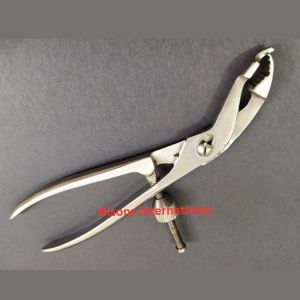 Pinzas Ortopédicas para Sujeción Ósea BISONS, 6 Pulgadas, Autocentrantes, con Bloqueo Rápido, Pinza de Reducción Ósea, Instrumento Quirúrgico - Product Image 2