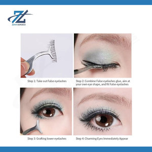 Pinzas para Extensión de Pestañas con Agarre Suave, Acero Inoxidable Antiestático, Punta Puntiaguda, Aplicador de Pestañas, Herramienta de Belleza de Precisión Profesional - Product Image 6