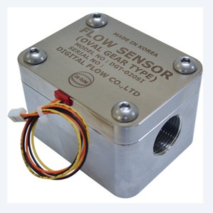 Compteur de débit d'eau numérique DIGITAL FLOW DGT-020AI / DGT-020SI, capteur de débit à engrenages ovales, aluminium / acier inoxydable, filetage interne PT 3/4 - Product Image 5