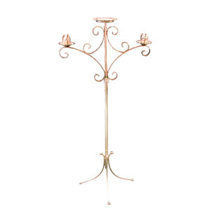 <b>Candles</b> Lighting Dinner Stand Standing Candelabra Wrought Iron Black Color 7 Arm <b>Candles</b> Holders for <b>Wedding</b> Home Party Decor - Product Image 4