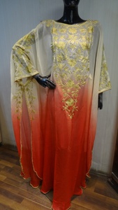 Vestido musulmán bordado, ropa islámica, túnicas personalizadas, vestido largo Dubái, caftán farasha Islámico - Product Image 4