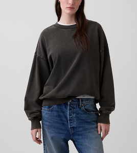 Sudadera con Capucha Extra Grande de Marca Personalizada, Lavado Ácido, Alta Calidad, 100% Algodón, Diseño Vintage Recortado para Hombre y Mujer - Product Image 3
