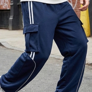 Pantalones tácticos de lona de algodón con diseño de líneas verticales para hombre, pantalones de camuflaje para senderismo, caza, con múltiples bolsillos, estilo cargo, safari. - Product Image 4