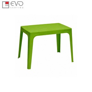 Modern <b>Plastic</b> Dining <b>Table</b> Set for Cafes Restaurants and <b>Outdoor</b> Spaces with Durable Lightweight Construction - Product Image 3