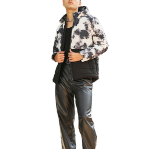 OEM Custom Men Plus Size <b>Winter</b> <b>Quilted</b> Jacket Waterproof Windbreaker Zipper Hoodie Embroidered Casual Snow Wear puffer hiking - Product Image 1
