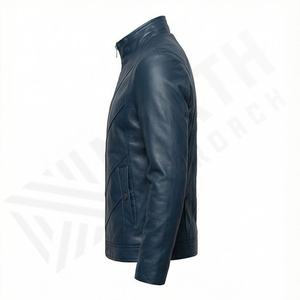 Veste de moto en cuir véritable pour homme de qualité supérieure, nouvelle arrivée, vestes de moto d'hiver, protections amovibles, personnalisables - Product Image 3