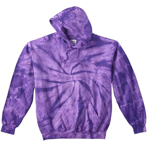 Sweat-shirt à capuche unisexe tie-dye en molleton de coton épais, personnalisable avec logo, pour le streetwear et les tenues décontractées (vente en gros) - Product Image 4