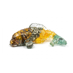 Collier pendentif poisson Dhanyog Soulwise, forme hexagonale, design religieux hindou, bijoux unisexe pour anniversaire - Product Image 1