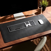 Tapis de bureau végétalien personnalisé grand tapis de souris fait à la main en cuir véritable décor de bureau accessoires protecteur de Table LDP-0047