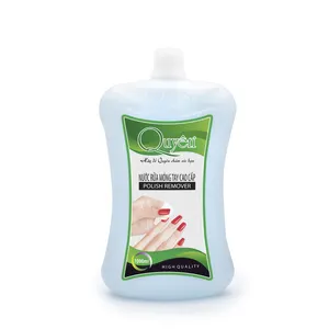 Removedor de esmalte para unhas sem acetona, removedor de esmalte AC1H2 de alta eficiência e beleza, plástico branco perfumado de 1000ml