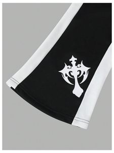 Custom-Made Men's Two-Piece Set Tracksuit <b>T</b>-Shirt and a Pair of Flared <b>Track</b> Pants Custom Graphic Tee Streetwear Printed Set - Product Image 5