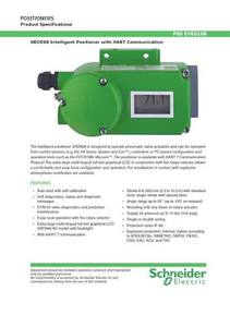 Positionneur de vanne intelligent SCHNEIDER SRD998 avec affichage HART, transmetteur de position, acier inoxydable SS304, IP66, pression absolue, plage 0-10 bar - Product Image 5