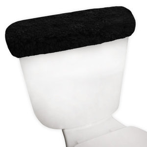 Venta al por mayor de tapas de inodoro de felpa 100% algodón, elásticas y suaves, decorativas para el baño, alfombrillas de baño. - Product Image 3