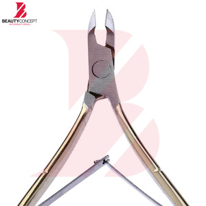 Cortacutículas Premium Color Oro Champán, Tijeras de Acero Inoxidable de Precisión para Piel Muerta, Herramienta Profesional de Belleza para Salón - Product Image 5