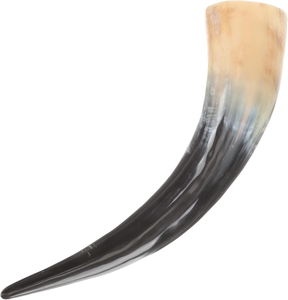 Cuerno Vikingo de Alta Calidad para Beber, Cuerno de Buey Natural Pulido para Cerveza, Vino, Vodka con Soporte, Diseño Nórdico Auténtico - Product Image 1