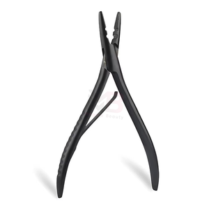 Stainless Steel Hair Extension <b>Tools</b> Hair <b>Plier</b> <b>Multi</b> Functional <b>Pliers</b> Flat Curved Tip Hair Extension <b>plier</b> - Product Image 2