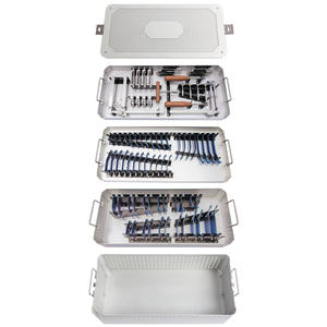 Juego de Instrumentos Quirúrgicos Manuales de Grado Médico para Cirugía de Columna Vertebral, Herramientas Ortopédicas de Acero de Alta Calidad, Kit Certificado CE por Grip Surgical - Product Image 1