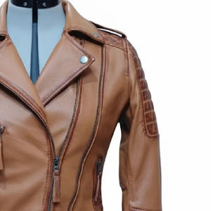 Chaqueta de cuero PU de diseño moderno y alta calidad para hombre, recién llegada, chaqueta de cuero para motocicleta para hombre - Product Image 3