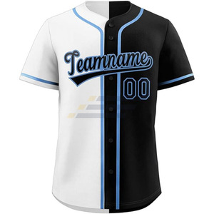 Maillot de baseball pour homme, modèle vierge, personnalisable, uni, avec coutures apparentes – Meilleures ventes - Product Image 1