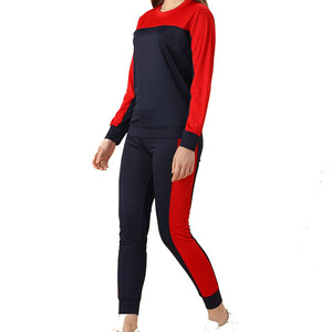 Última Edición de Conjuntos Deportivos para Mujer, Sudaderas de Cuello Redondo con Diseño de Raya Lateral, Pantalones Deportivos Ajustados - Product Image 2
