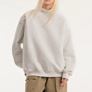 Sweat-shirt blanc à manches longues imperméable en polaire pour femme, imprimé par sublimation, avec doublure graphique, respirant et tricoté - Product Image 6