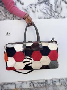 กระเป๋าเดินทางหนังวัวแท้รุ่นใหม่ล่าสุด ดีไซน์โดดเด่น ทำมือ กระเป๋าเดินทางอเนกประสงค์สำหรับทุกเพศ ขนาดใหญ่ - Product Image 3