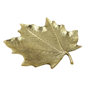 Hot Sale <b>Gold</b> Leaf Shaped Decorative <b>Tray</b> Best For Home Hotel Decoration <b>Serving</b> And Decorative <b>Trays</b> Custom Design Available - Product Image 6