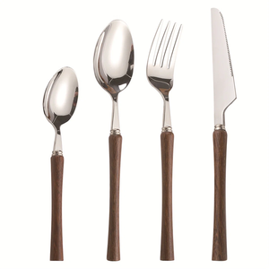 Juego de Cubiertos Clásicos Premium de Acero Inoxidable Estilo Occidental con Acabado Espejo, Cuchillo, Tenedor y Cuchara Sostenibles, Marca PHC, Hecho en India - Product Image 6