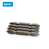 RALTER Taiwan – Embouts de tournevis double embout PH2 de 45 mm de grande qualité, type tête Phillips sablée, manche S2, OEM ODM