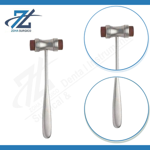 Martillo Quirúrgico Kelsey Fry Manual con Extremos de Acetal Renovable, 190 mm de Largo, 280 Gramos, Acero Inoxidable Quirúrgico, Certificado CE, Alta Calidad, Uso General - Product Image 3