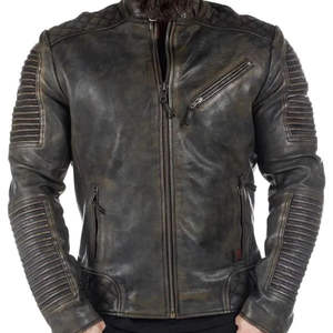 Chaqueta de Cuero para Hombre de Diseño Personalizado a la Moda, Hecha en Pakistán, Producto de Primera Calidad, Chaqueta de Cuero para Hombres y Motociclistas - Product Image 1