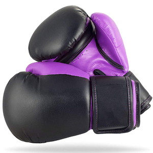 Gants de boxe en cuir PU avec logo personnalisé, équipement de combat professionnel, gants de kickboxing pour l'entraînement au combat, Muay Thai, sparring, 10-16 oz - Product Image 6