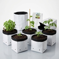 Sac de culture en plastique exporté de haute qualité, écologique, réutilisable, capacité 1000 ml, pour culture hydroponique de légumes et fleurs biologiques