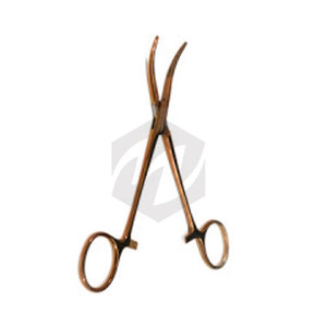 Juego de 4 pinzas Halsted para mosquitos, 4 3/4 pulgadas, con revestimiento de color, curvadas, instrumento médico quirúrgico premium para sujeción y manipulación de tejidos pequeños - Product Image 5
