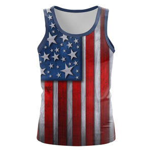 Débardeur de musculation imprimé par sublimation avec logo pour homme – Débardeur sublimation homme - Product Image 6