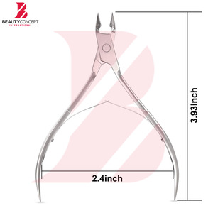 Ensemble professionnel de pinces à cuticules avec système à double ressort, outil de suppression des peaux mortes à bord tranchant pour manucure et pédicure en salon - Product Image 4