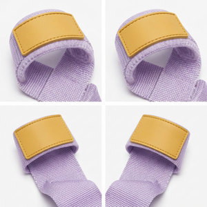 Sangles de musculation en coton pour levages lourds, avec bandes de maintien larges pour poignets, équipement d'assistance au levage pour entraînement à la barre, soulevé de terre et musculation - Product Image 3