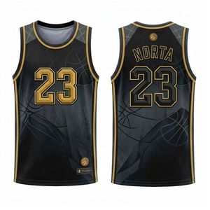 Camiseta de Baloncesto Gris Oscuro con Patrón de Cuadrícula, Paneles Laterales Naranjas Sublimados, Malla Transpirable, Ropa de Entrenamiento para Equipos - Product Image 2