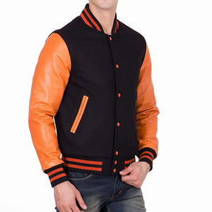 Custom Style <b>Winter</b> <b>Waterproof</b> Hooded Geometric Patchwork Varsity <b>Jackets</b> Baseball Wool Made for Unisex Streetwear - Product Image 3