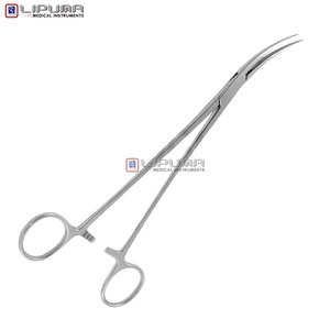 High Quality Premium HEISS 20.0cm Surgical Stainless Steel Forceps Slightly Curved Manual Medic Instruments HEISS Safety - Product Image 6